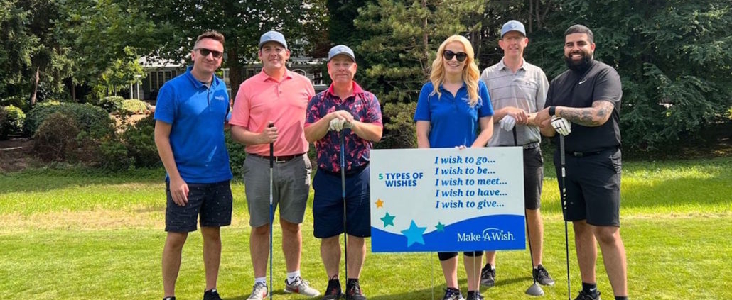 STRIVE team on the golf course