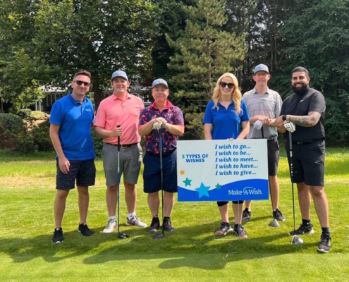 STRIVE team on the golf course