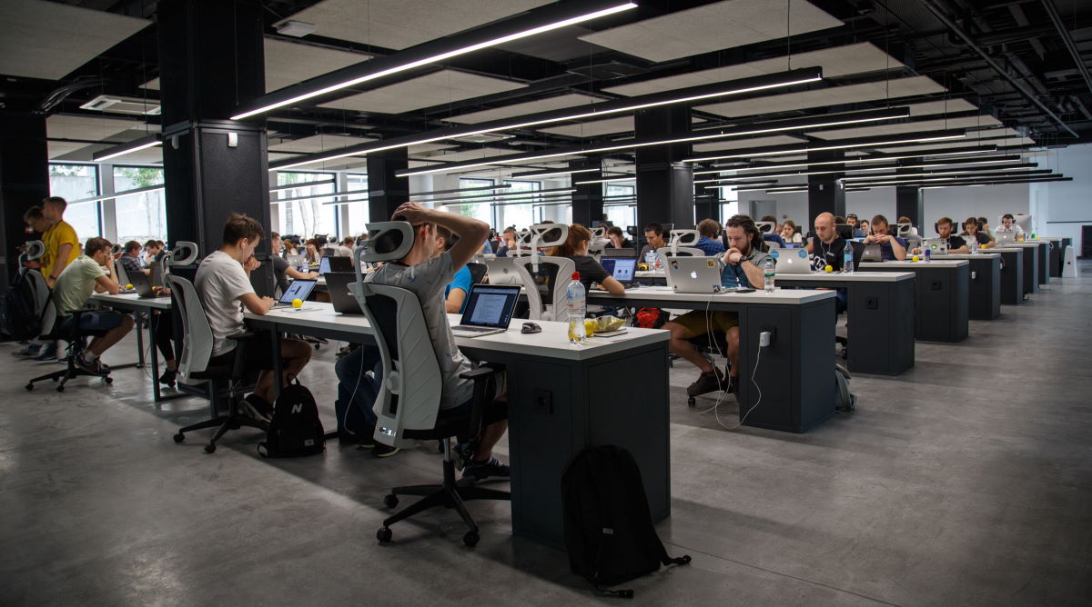 office of people working at desks